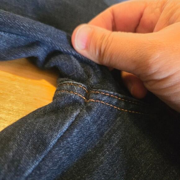 Banana Republic 26P Bootcut Flap Pocket Jeans Blue Low Rise - Picture 9 of 13